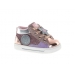Falcotto Sneakers Glitter παιδικο Shin Zip 001201905406-1M21 ροζ